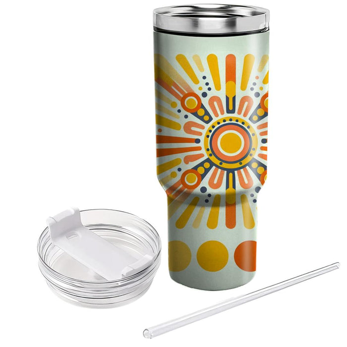 Radiant Sunbeam Burst  Unique Tumblers