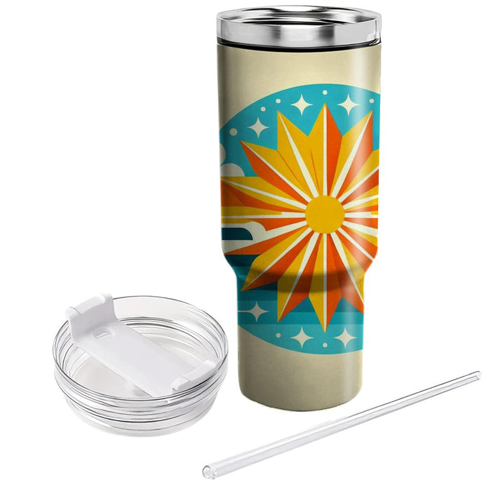 Vivid Sunshine Burst  Insulated Tumblers