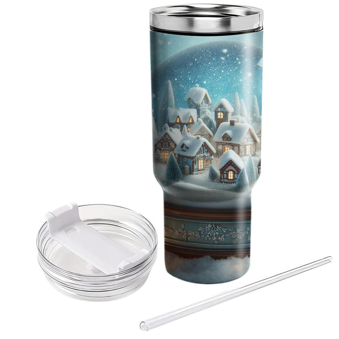 Winter Snowglobe Fantasy  Insulated Tumblers