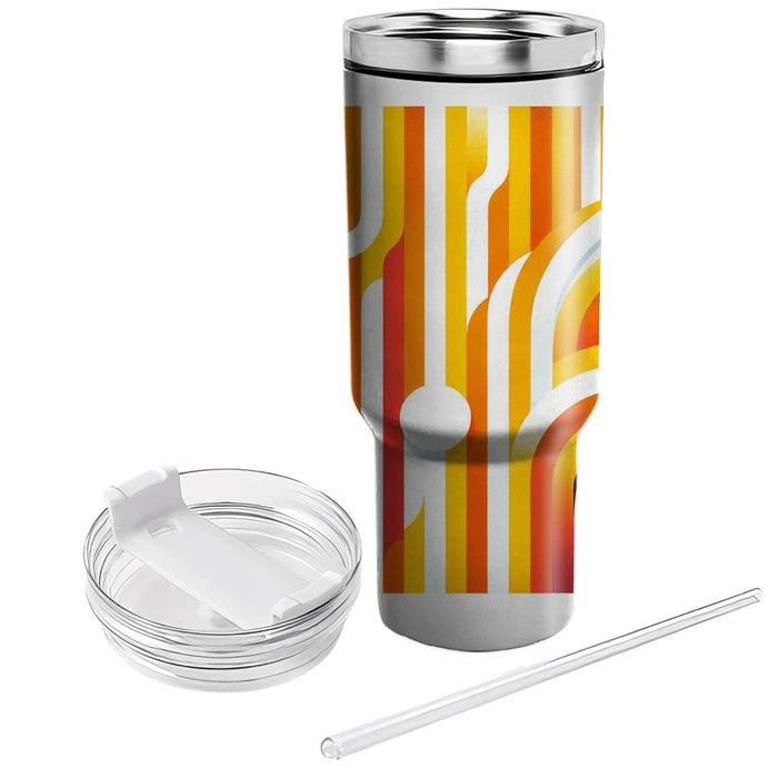 Bold Vertical Stripe  Custom Tumblers