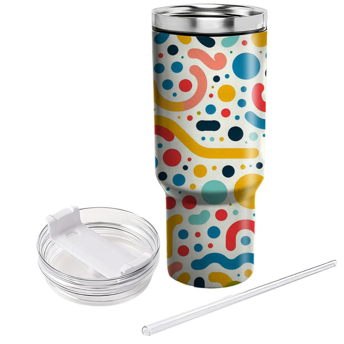 Whimsical Dot  Tumblers For Gifts