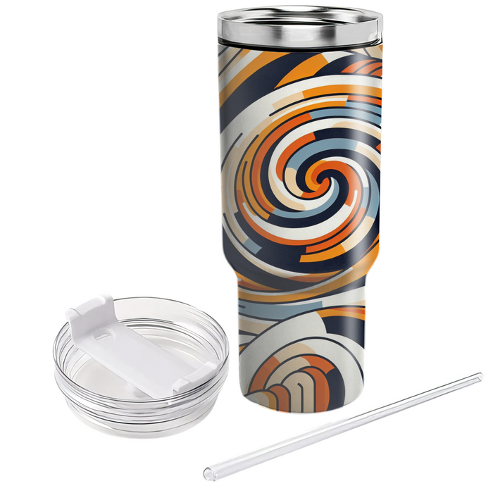 Dynamic Spiral Lines Custom Tumblers