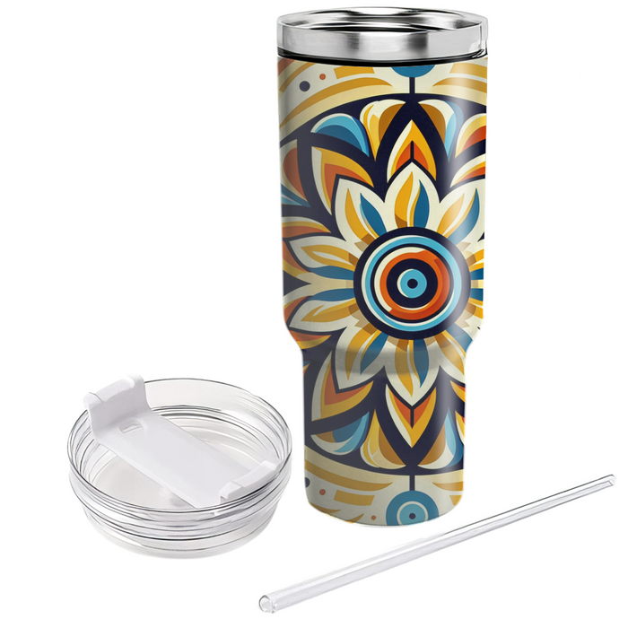 Spiral Starburst Design  Tumbler Cups