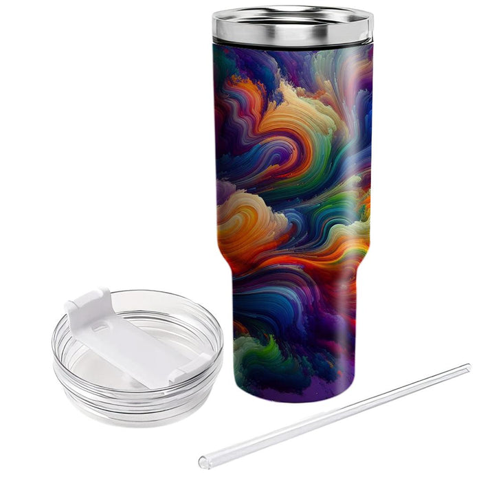 Tie-dye Bliss  Unique Tumblers