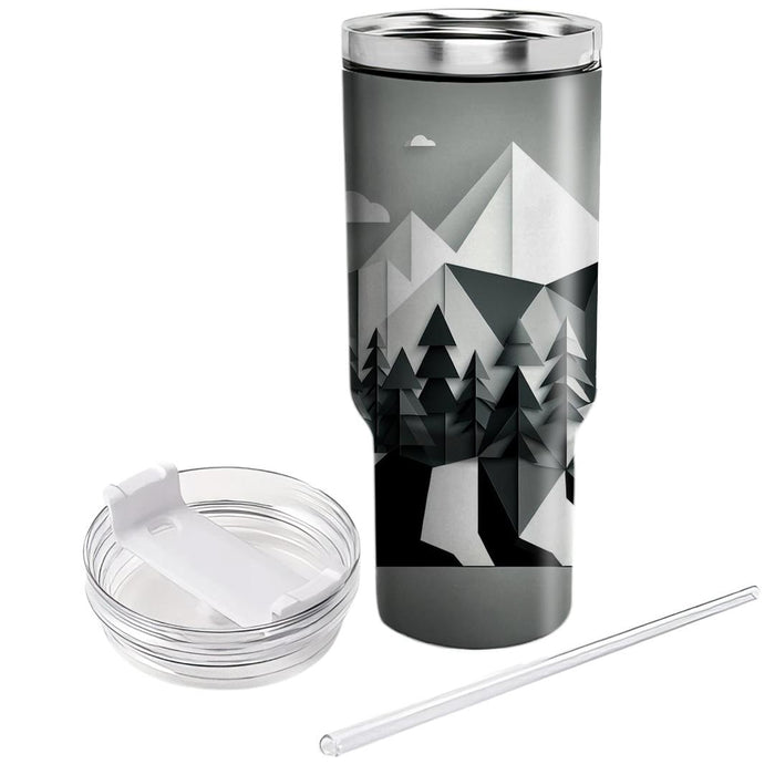 Geometric Bear Wilderness  Decorative Tumblers