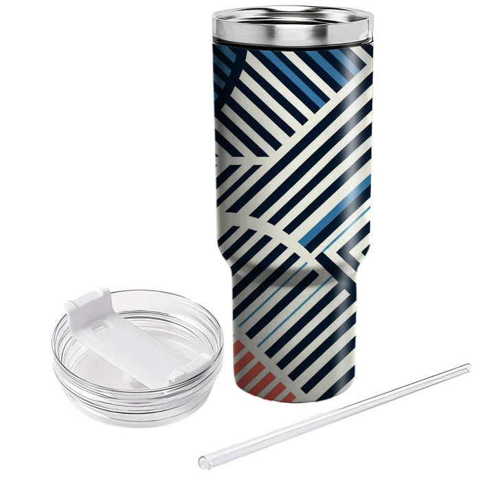 Sleek Striped Pattern  Tumblers For Gifts