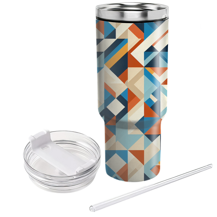 Angular Mosaic Tiles  Custom Tumblers