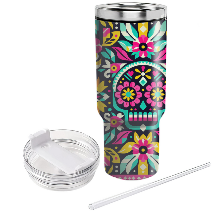 Geometric Fiesta - Mexican Celebration  Tumbler Cups