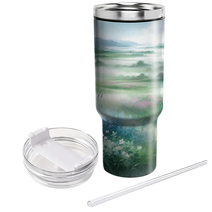 Spring Morning Mist Tumblers With Lids