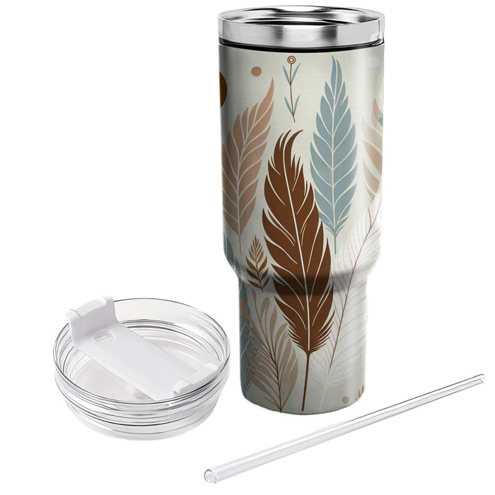 Free Spirit Feather  Insulated Tumblers