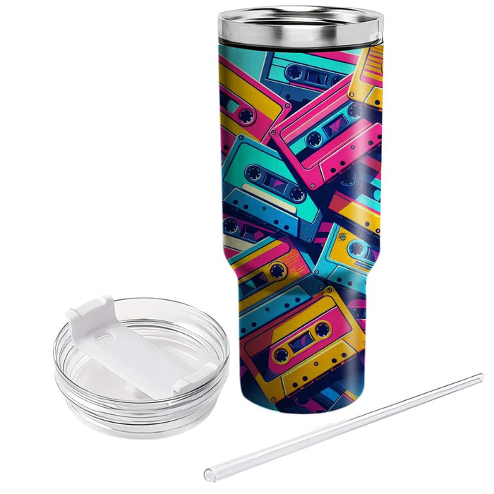 Rad Retro Tapes  Insulated Tumblers