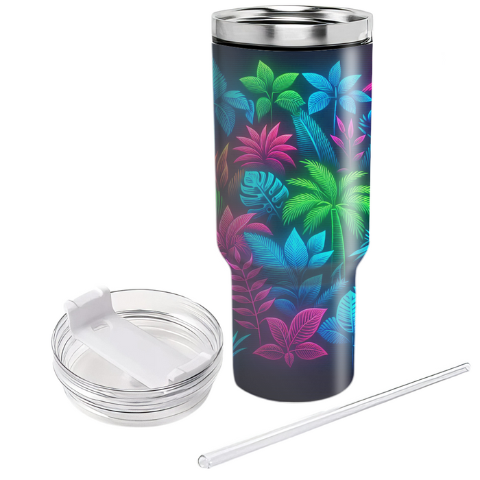 Neon Jungle Vibes  Custom Tumblers