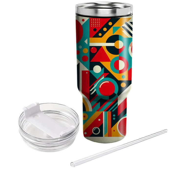 Bold Geometric  Tumblers With Lids