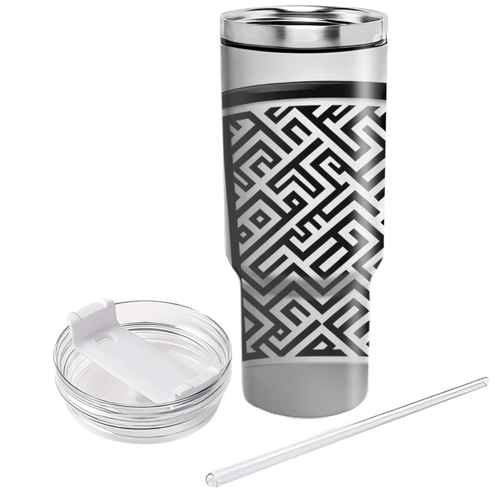 Sleek Zigzag Pattern  Insulated Tumblers