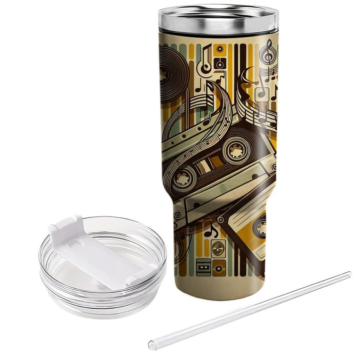 Vintage Cassette Melody  Tumblers For Gifts