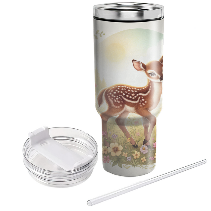 Charming Fawn Adventure  Tumblers With Lids