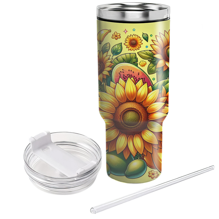 Summer Sunshine Vibes  Personalized Tumblers