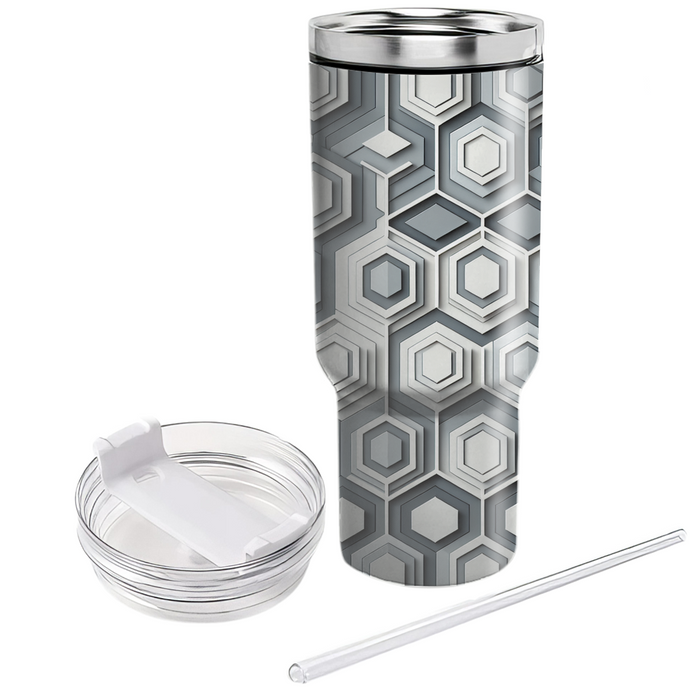 Minimalist Hexagonal Lattice  Unique Tumblers