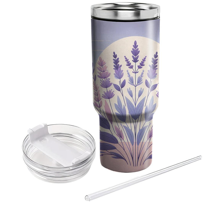 Serenity Lavender Fields  Unique Tumblers