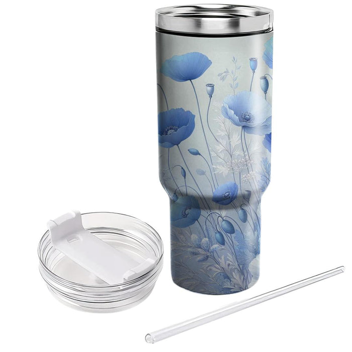 Azure Poppy Dream  Tumbler Cups