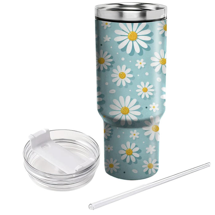 Whimsical Daisy Dream  Decorative Tumblers