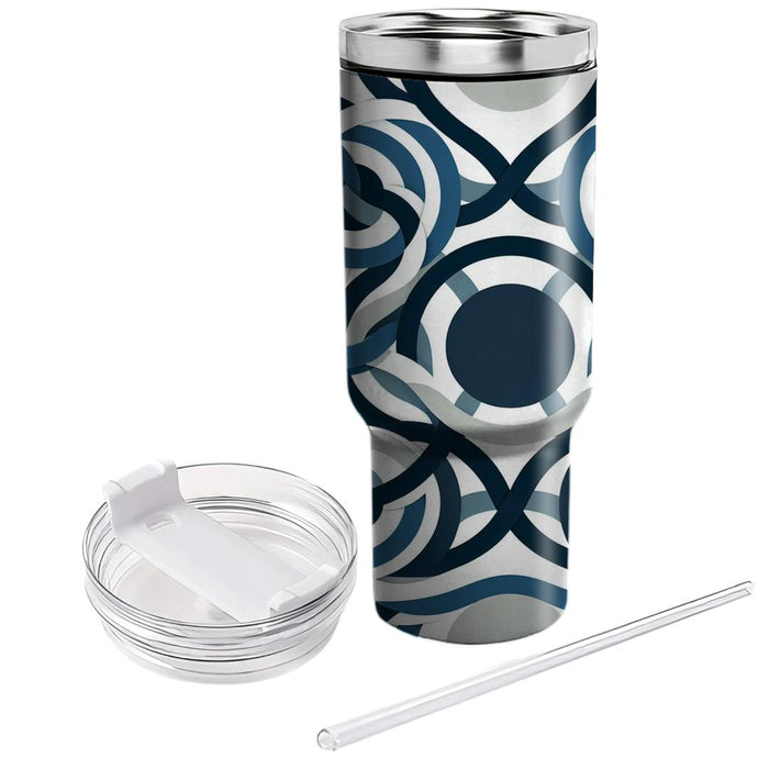 Sophisticated Interlocking Circles  Custom Tumblers