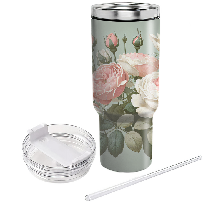 Vintage Rose Romance  Insulated Tumblers