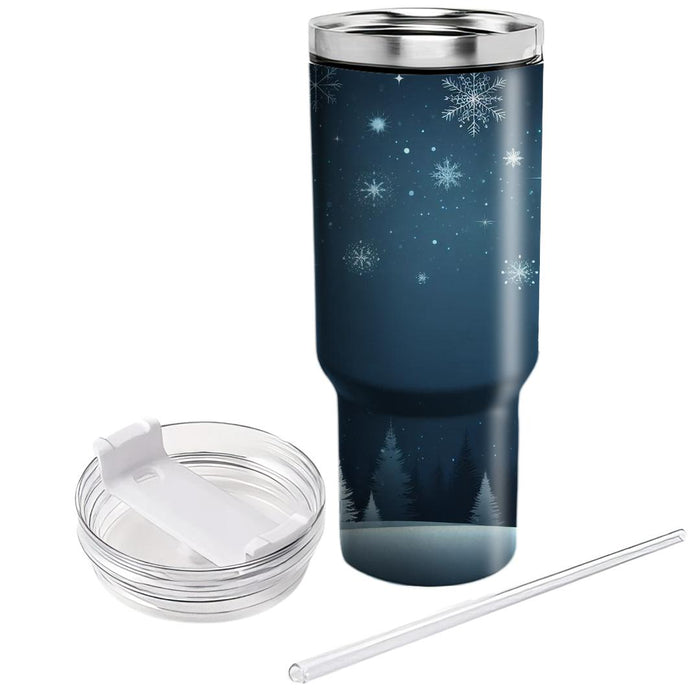 Winter's Hushed Night  Unique Tumblers