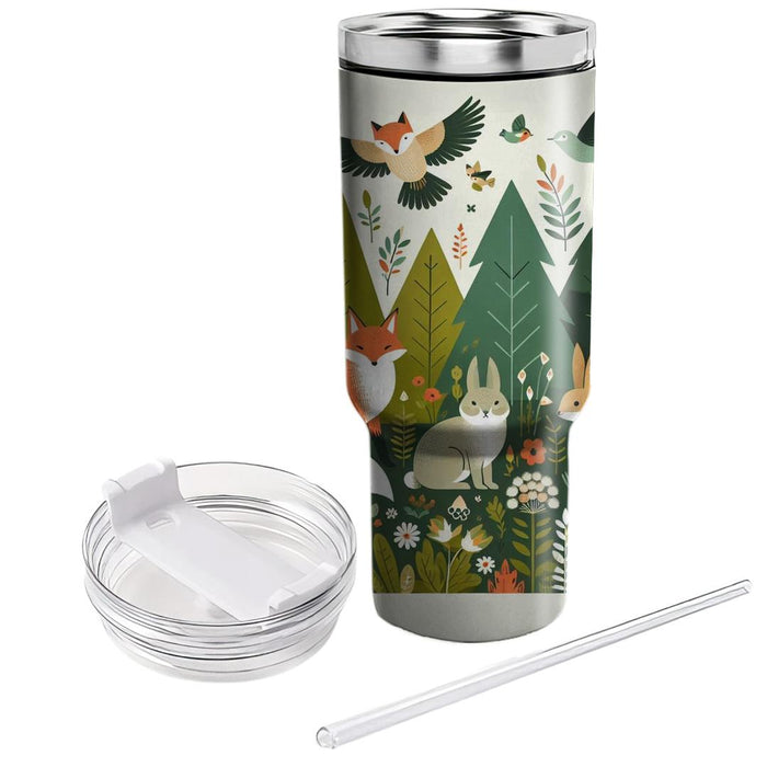 Whimsical Forest Animals  Tumblers For Gifts