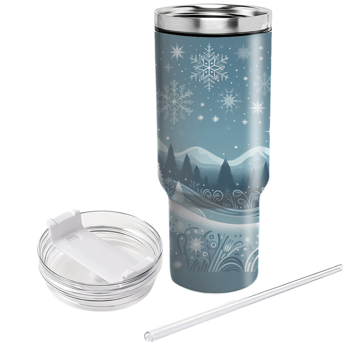 Frosted Arctic Dreams  Personalized Tumblers