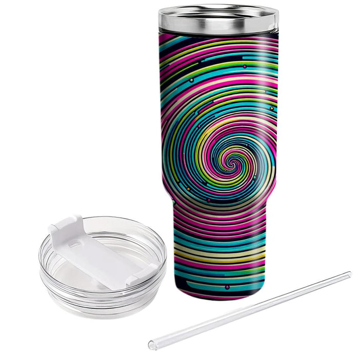 Technicolor Vortex  Unique Tumblers