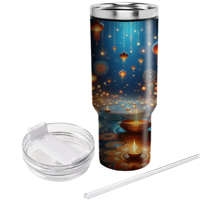 Whimsical Diwali Nights Unique Tumblers