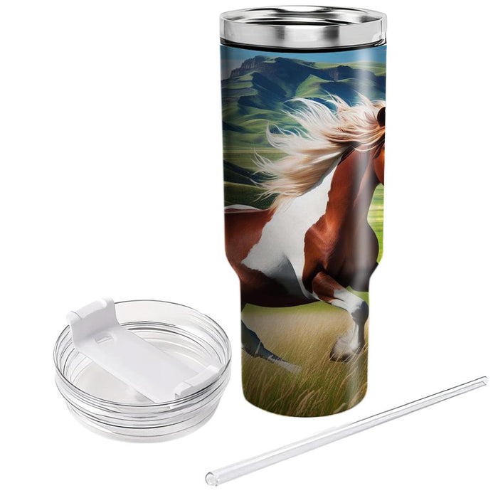 Wild Mustang Plains  Tumbler Cups