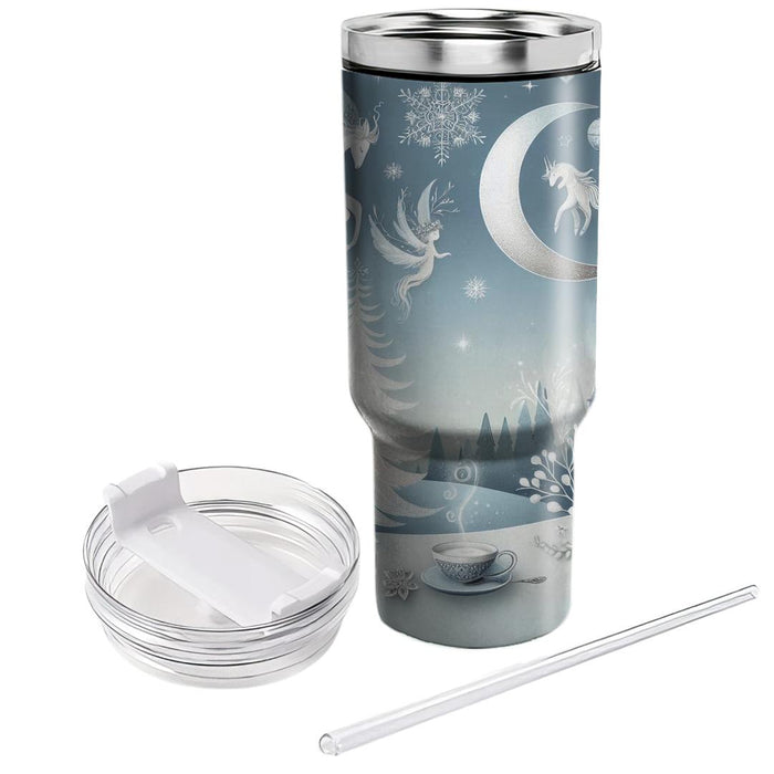 Winter Fable Forest  Unique Tumblers