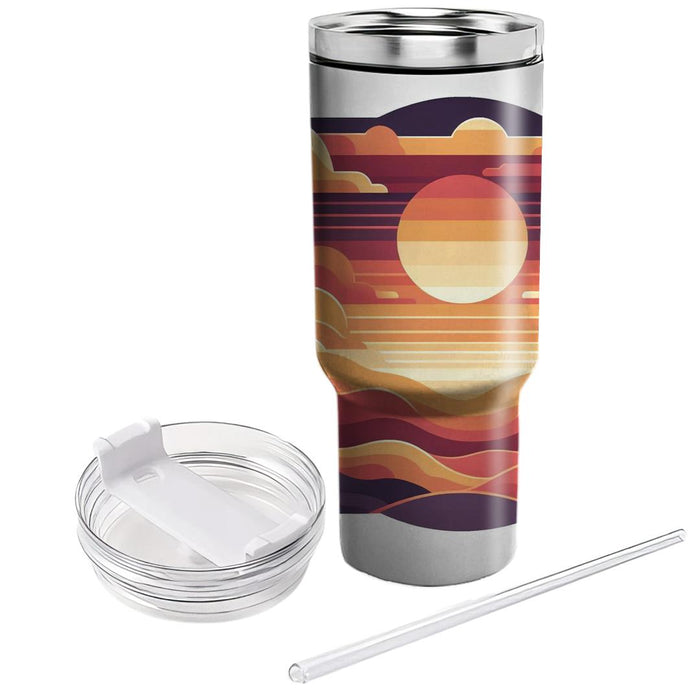 Sunset Dreamscape  Tumbler Cups