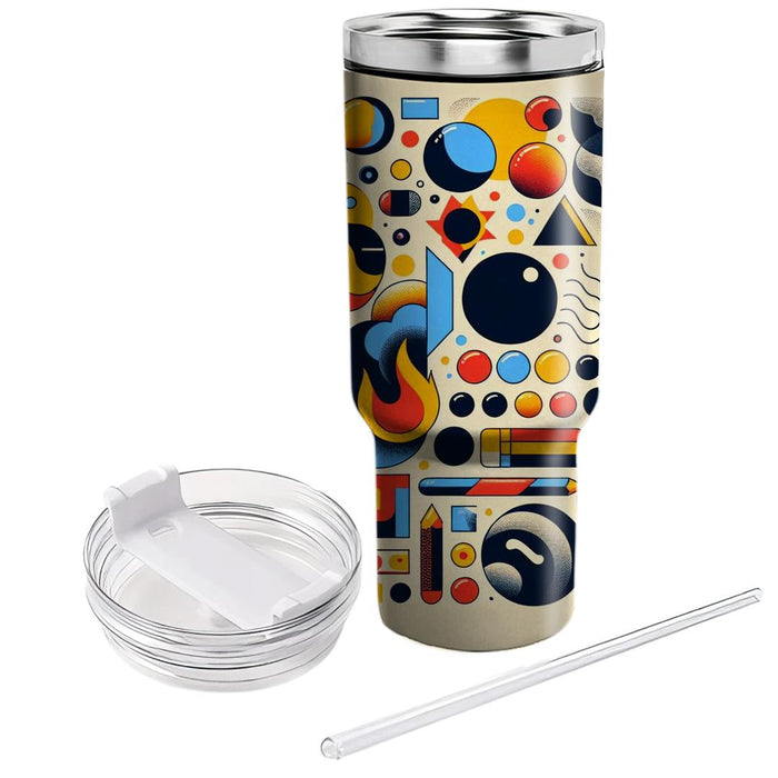 Abstract Elements  Travel Tumblers