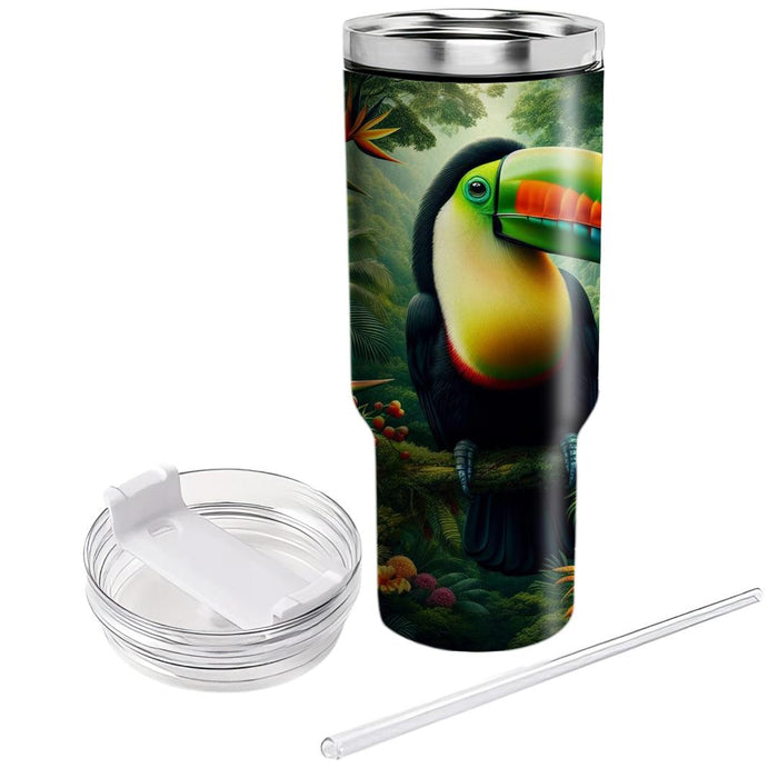 Vivid Toucan Tropics  Tumbler Cups