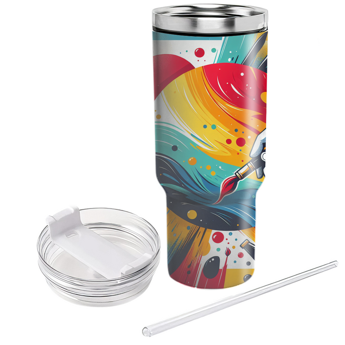 Abstract Splash Of Color  Tumblers For Gifts