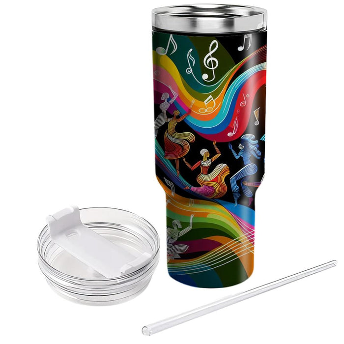 Waves Of Joy - Cultural Fusion  Tumbler Cups