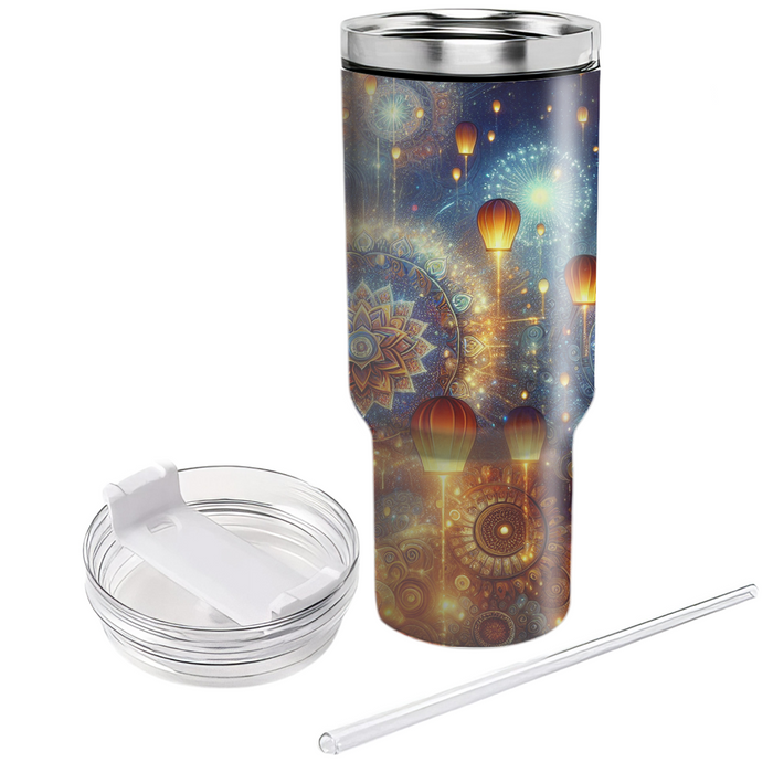 Illuminated Festival - A Diwali Dreamscape  Decorative Tumblers