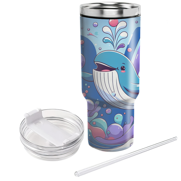 Whimsical Whale Wonderland  Decorative Tumblers