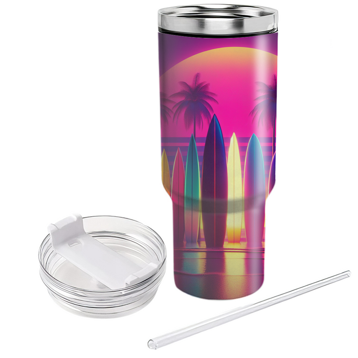 Synthwave Surf  Custom Tumblers