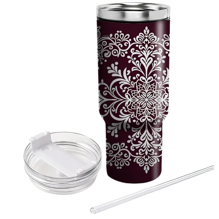 Victorian Lace Ornamental  Tumblers For Gifts