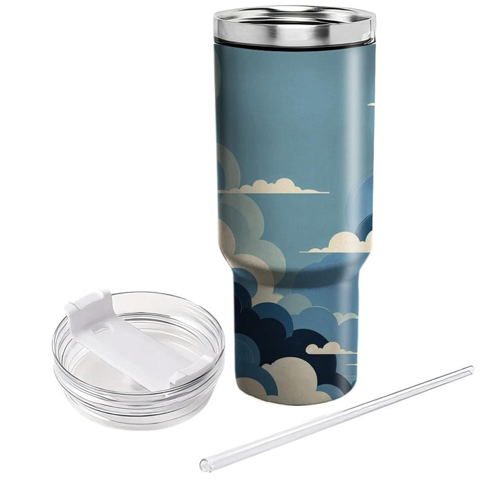 Abstract Sky Gaze  Unique Tumblers