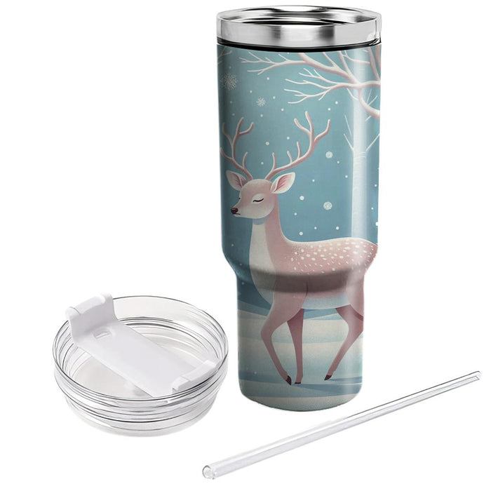 Winter Wonderland Deer  Custom Tumblers