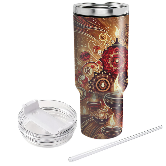 Serenity Of Lights - A Diwali  Tumbler Cups