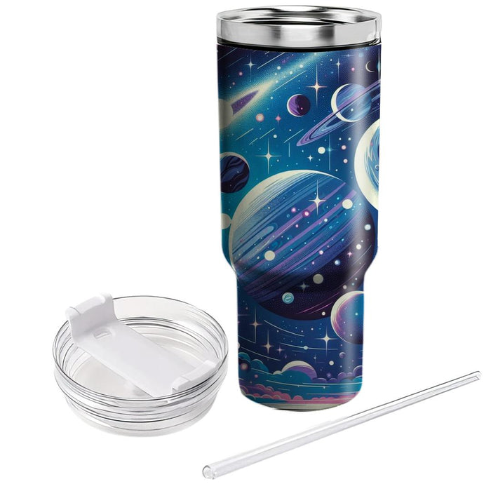 Vivid Starry Night  Tumblers With Lids