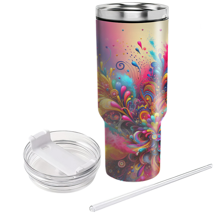 Unity Of Colors - Holi Festival  Custom Tumblers