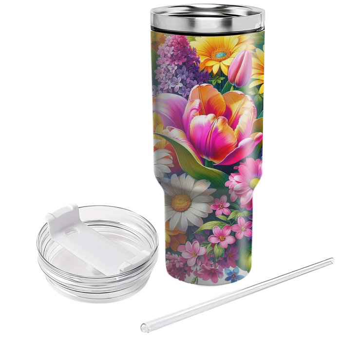 Blossoming Garden  Custom Tumblers