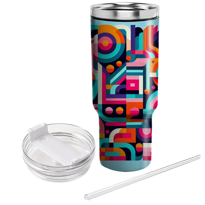 Bold Graphic Shapes  Travel Tumblers